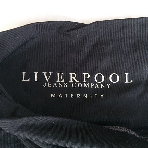 Liverpool Maternity Plaid Stitch Fix Legging 2 / 26 Black Gray - Picture 2 of 15